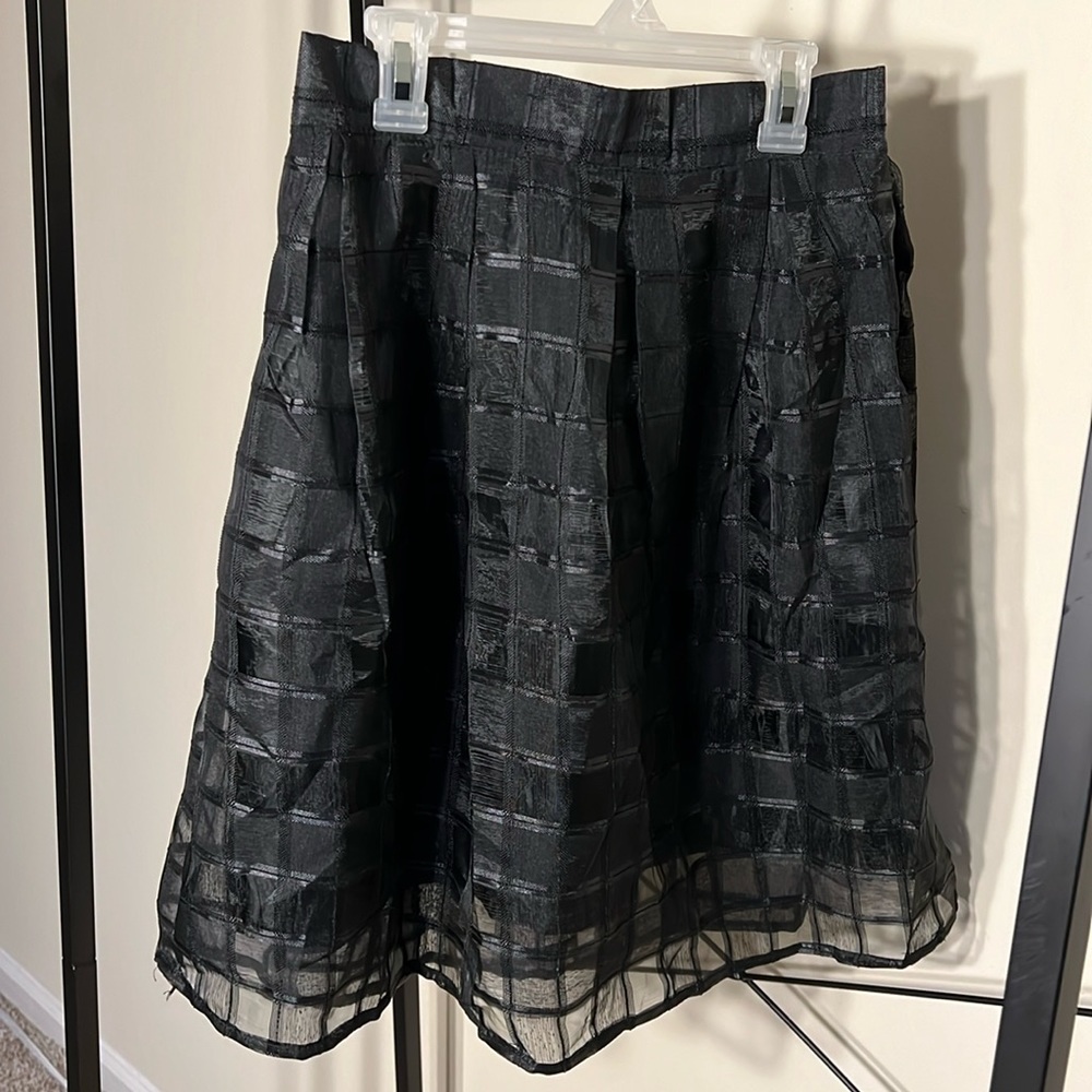 Women’s black knee length skirt